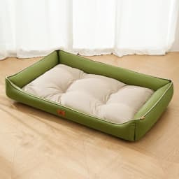 Square Cute Waterproof Large Dog Bed Color Block Summer Cooling Small Cat Sleeping Bed Cushion Soft Autumn Medium Cat Bed Sofa