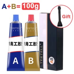 Magic Repair Glue AB Glue Metal Strong Iron Bonding Heat Resistant Cold Welding Casting Glue Durable Adhesive For Metal Items