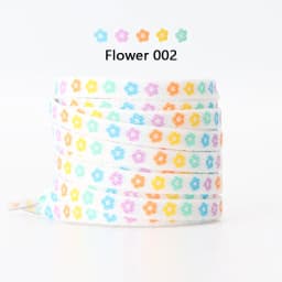 1Pair Sakura Printed Flat Shoelaces, Cute Cherry Blossom Flower Pattern Shoe Laces, Decorative Floral Shoestrings for Sneakers