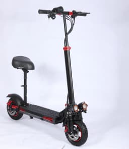 800W Portable Electrice Scooter with Seat, 10"Off-Road Vacuum Tire, 30 Miles Range,Foldable E-Scooter