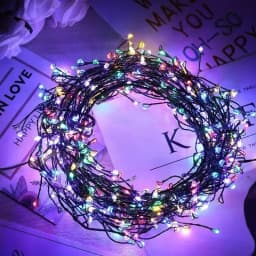 Cluster Garland Fairy Lights Copper Wire Remote Control LED String Lights Wedding Party Christmas Room Decorations