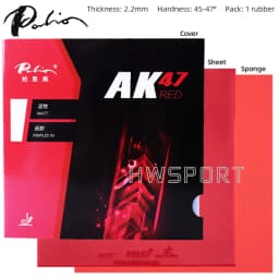 PALIO AK 47 Table Tennis Rubber Non-sticky Ping Pong Rubber Sheet AK47 Red Blue Yellow