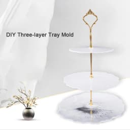 Irregular Round Fruit Disc Tray Resin Silicon Mold DIY Coaster Epoxy Mould Craft