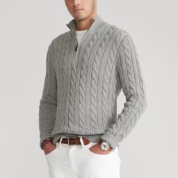 Mock Neck Knitted Sweater Men Solid Pullovers Long Sleeve Sweaters Spliced Zipper Spliced Autumn Casual Loose Slight Strech