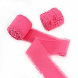 Pure Cotton Hand Torn Raw Edge Ribbon DIY Gift Box Packaging Greeting Card Decoration Bride Hand Stick Flower Flower Tie Ribbon