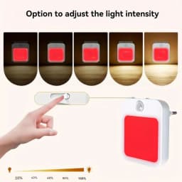 2pcs Night Lights Plug into Wall, LED Motion Sensor Light Indoor,Night Lights for Bedroom,Bathroom,Kitchen,Hallway