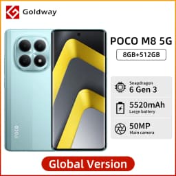 POCO M8 5G Global Version 6.77" 120Hz Flow AMOLED Display 50MP Main Camera Snapdragon 6 Gen 3 Smartphone 45W Turbo Charging NFC