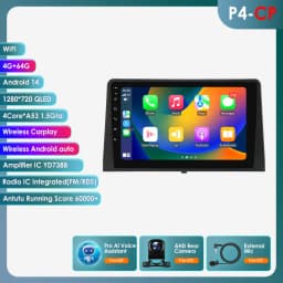 Android 14 Car Radio for Citroen Berlingo 2019 Peugeot Partner Rifter 2020 Opel Combo Multimedia Player 2Din 360 Cam Carplay Gps