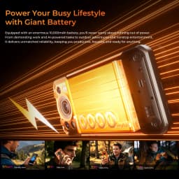 Oukitel Wp500 Ultra Protected Smartphone Ai Thermal Imager Privacy Button Dimension 8300 108Mp 10000Mah 36 Gb 1 Tb Ip68