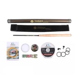 MAXCATCH Tenkara Fly Fishing Rod 9-13FT Telescoping 7:3 Fast Action 9-Section Graphite Rod with Carbon Tube Portable