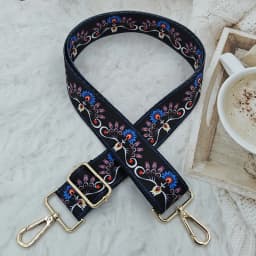Fashionable and minimalist printed shoulder strap, adjustable and replaceable bag strap, portable luggage accessories