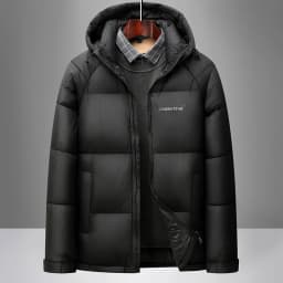Winter New parka Fashion Thick Warm Cotton Jacket Men's Casual Loose Sports Plus Large Hooded coat