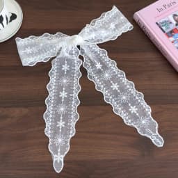 Super fairy lace headband women's versatile long bow tie hair rope forest style sweet tied hair ribbon long scarf waist belt
