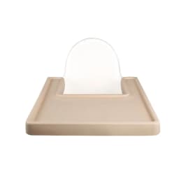 Full-coverage silicone placemat for IKEA high chairs—dishwasher-safe, BPA-free, designed for toddlers learning to feed themselve
