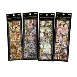 3 pcs/lot INS Laser Bronzing Stickers Adhesive Diy Sticker for Planner Diary Album Scrapbooking Stationery supplies