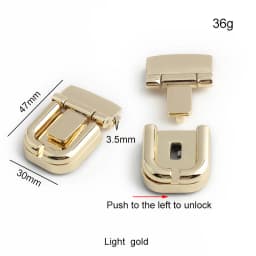 Moon,Round Shape Metal Push Lock Clasp Press Locks For Leather Craft Women Shoulder Bags Handbag Twist Turn Lock DIY Accessories