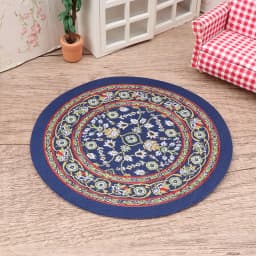 1Pc 1:12 Dollhouse Miniature Floor Rug Mat Turkish Woven Cover Carpet Model Bedroom Living Room Decor Toy Doll House Accessories