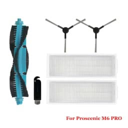 Accessories For Proscenic M6 Pro Robot Vacuum Cleaner Part Main Side Brush Hepa Filter Mop Cloth Pad Replacement Spare Parts
