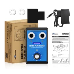 Car Spark Plug Tester 110V 220V Ignition System Tester Double Hole Spark Plug Analyzer 0-6000rpm Automoivo Detector Scanner
