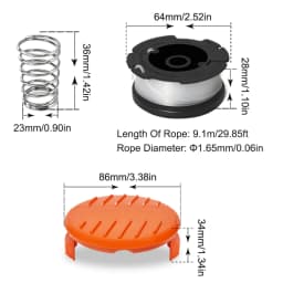 Spool & Line For Black & Decker GH400 GH500 GH600 GH900 GH912 Lawn Mower Replacement Parts Lawn Mower Garden Tool