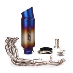For Kawasaki Z900 SE E Until 2022 51mm Motorcycle Exhaust System Middle Connect Section Link Pipe Slip On Muffler DB Killer