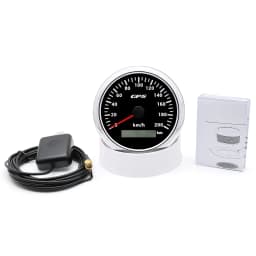 85mm GPS Speedometer Odometer Gauge 0-120MPH 160MPH 120KMH 200kmh with 7Colors Backlight For Car Boat Motorcycle Truck 12V/24V