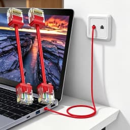1-10PCS CAT6a Ethernet Cable LAN Super Light Cord UTP 10Gbps 550MHz High-speed Slim Ethernet Network Cable for PC Laptop Router