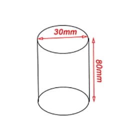 Clear Acrylic Column Sheet Stamping Block for Jewelry Packaging & Display Cosmetics Stand Photography Props Rings Holder Riser
