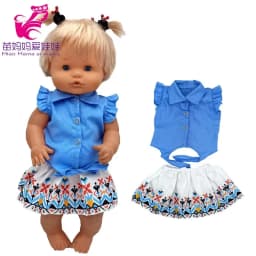 43cm Doll Clothes Coat Nenuco Ropa Y Su Hermanita 17 Inch Baby Dolls Jacket Children Girl Birthday Gifts