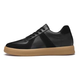 Men's Invisible Height Increasing Shoes 6/8cm German Training Shoes Breathable Genuine Leather Retro Casual Sports Shoes
