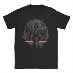 Darth Maul Jedi Master Lightsaber Logo T Shirt for Men Cotton Vintage T-Shirts Round Neck Tees Short Sleeve Clothes Gift Idea