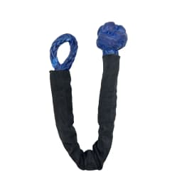 55000lbs Winch Rope Synthetic Soft Shackle+Recovery Ring Set Rugged Shackles With Protective Sleeve for Truck Vehicle Recovery