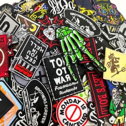 Wholesale Random Mixing Patch Set Punk Embroidered Patches For Clothes Jeans Badges Iron on Patches For Clothing Applique Badges