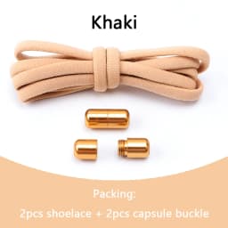 Elastic No Tie Shoelaces Semicircle Shoe Laces For Kids and Adult Sneakers Shoelace Quick Lazy Metal Lock Laces Shoe Strings
