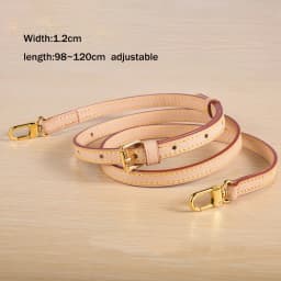Fashion Genuine Leather Bag Strap High Quality Shoulder Strap Bag Accessories Narrow Bag Strap Hot Fashion Shoulder Bag Parts