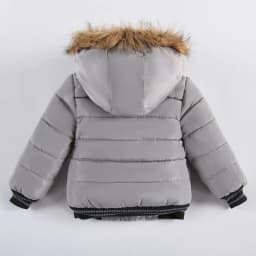 New Keep Warm Baby Coat Autumn Winter Boys Jacket Hooded Zipper Fashion Fur Collar Boys Outerwear 2 3 4 5 6 Years Kids Clothes