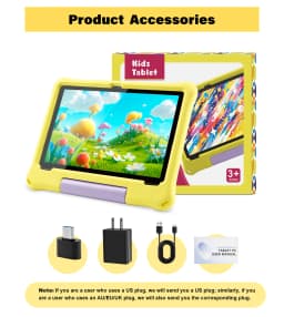 Paitanry CH10 Plus Android 16 Kids Tablet 10 inch 5000Mah Octa-core 8GB (3+5GB) RAM 32GB ROM Learning Children's Tablet PC