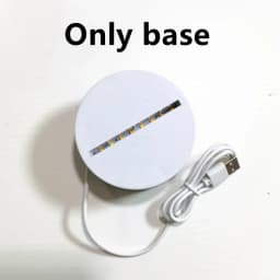 3D Visual Illusion Night Light Visual Creative LED Desk Lamp Changes USB Powered Gift for Kids