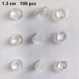 50pcs 100pcs Plastic Buckles 1.2/1.3cm Black Buttons Tapered Buckle Shoe Decorations Shoe Charms Buckles DIY Accessories