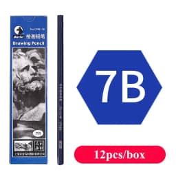 12Pcs/Box Wooden Lead Pencils HB B 2B 3B 4B 5B 6B 7B 8B High-quality Art Draw Specific Graphite Core Sketching Writing