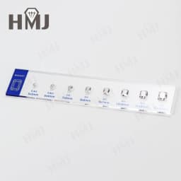 HMJ Jewelry Setting Gemstones Size Diamond Carat Ring Sizer Tester Guideline Tools Comparison Jewerly Dealer Tools Set Wholesale