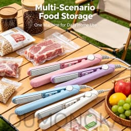 Mini Plastic Bag Sealer Machine Storage Bag Clip Vacuum Sealing Storage Machine Sealer Packing Seal Food Snack Kitchen Gadgets