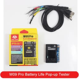 OSS W09 Pro V3 Battery Life Pop-up Tester for IPhone11-15PM Detection Modify Battery Efficiency 100% Cycle Health Data Tool