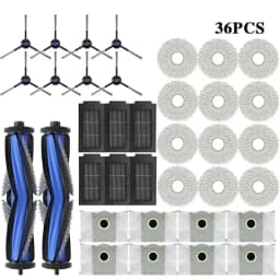 For ECOVACS T50 PRO OMNI / T50 OMNI Robot Vacuum Spare Parts Main Side Brushes Mop Cloths HEPA Filters Dust Bags Accessories