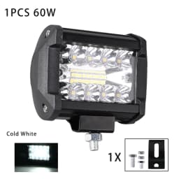 Car Work Light LED Offroad 4x4 Spotlights Fog Lamp Diode Headlight SUV ATV Tractor Boat Trucks Excavator Light Bar 12V 24V