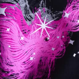 Black Cat Ear Hooded Jacket Womens Pink Fluffy Lining Mystical Magic Circle Back Print Flame Sleeve Print Zip Up Warm Outerwear