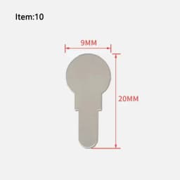 50pcs 18650 Lithium Battery Nickel Sheet Polygonal Battery Nickel Sheet For Spot Welding Machine Batteries Connection Sheets