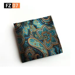 Classic Paisley Floral Anchor Handkerchief Silk Satin Mens Hanky Fashion Classic Wedding Party Pocket Square Hanky