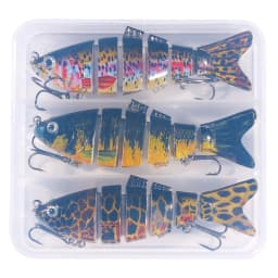 10cm 18g Sinking Wobblers 6 Segments Fishing Lures Multi Jointed Swimbait Hard Bait Fishing Tackle For Bass Isca Crankbait