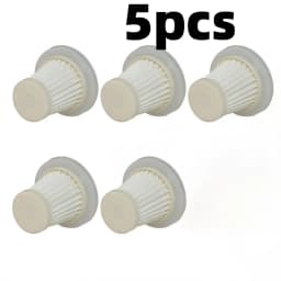 5pcs Vacuum HEPA Cleaner Filters,Reusable High-Efficiency Dust Bags,Universal Fit for Home Car,Cleaning Accessories Gift Set.